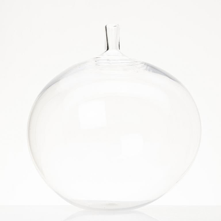 Ingeborg Lundin, vas, glas, "Äpplet", Orrefors, efter 1957.