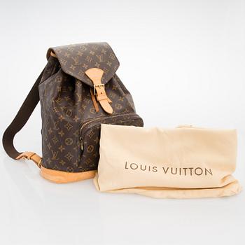 LOUIS VUITTON Monogram Canvas Montsouris GM Backpack.