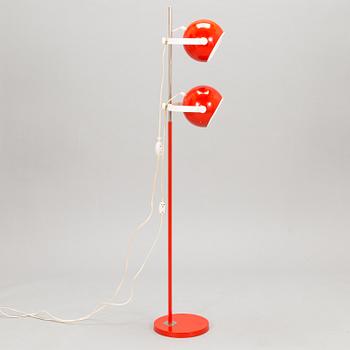 An interior set in red plastic from the 1970s, 7 parts.