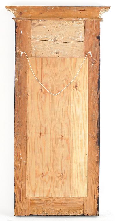 SPEGEL, så kallad glasmästarspegel, Karl Johan, 1800-talets mitt.