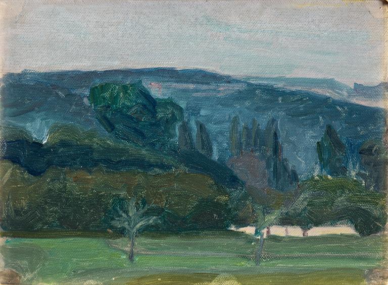 Ivan Aguéli, "Landskap från Katalonien" (Landscape from Catalonia).