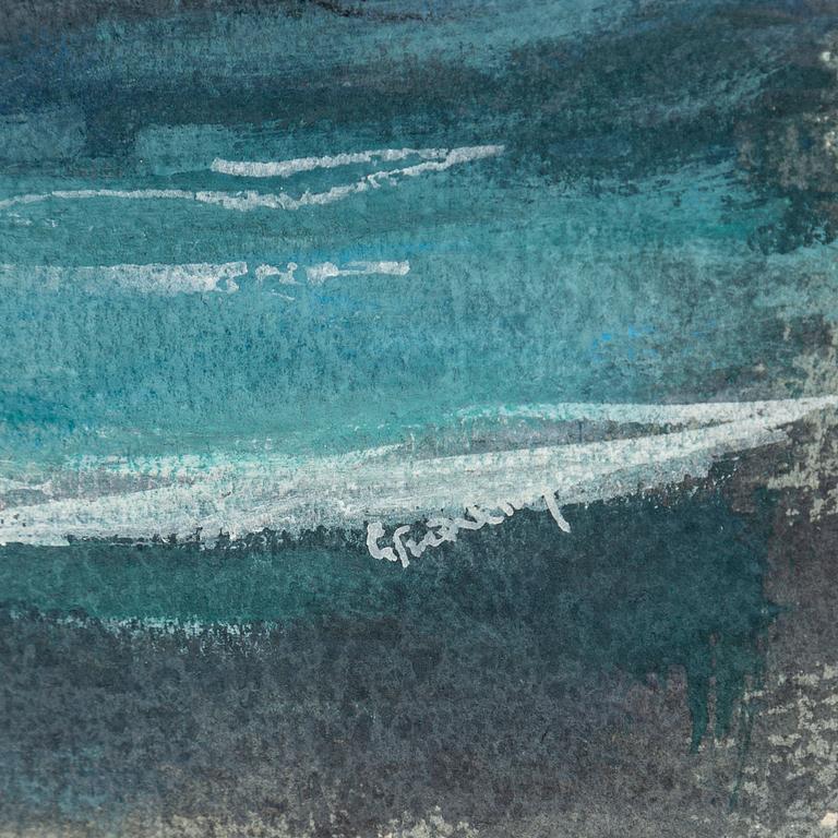 GUSTAF FREDRIKSSON, akvareller, 4 st, signerade.