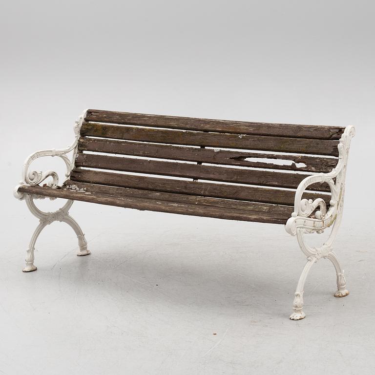 Garden sofa, Byarum, late 20th century.