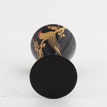 A Japanese 27 piece lacquer cocktail set, 20th century.