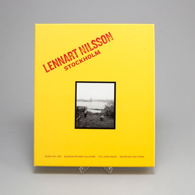 LENNART NILSSON, "Stockholm", book with box, signed.