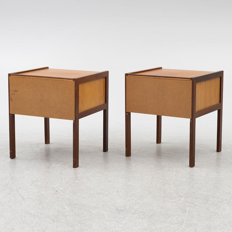 Gillis Lundgren, A set of two bedside tables, IKEA, 1960/70's.