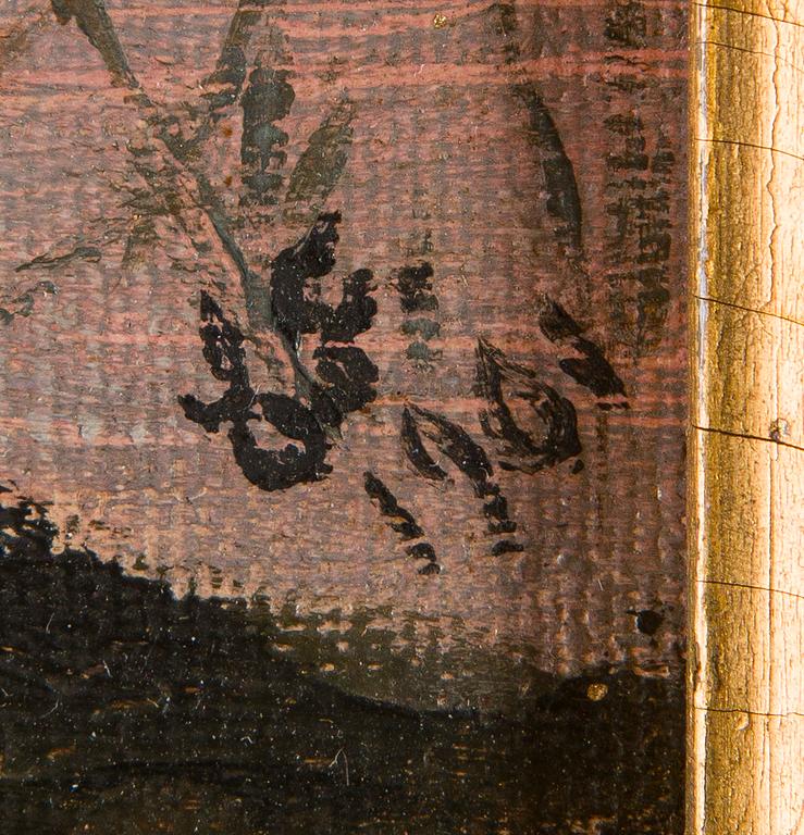 Ellen Favorin, Rantamaisema ilta-auringossa.