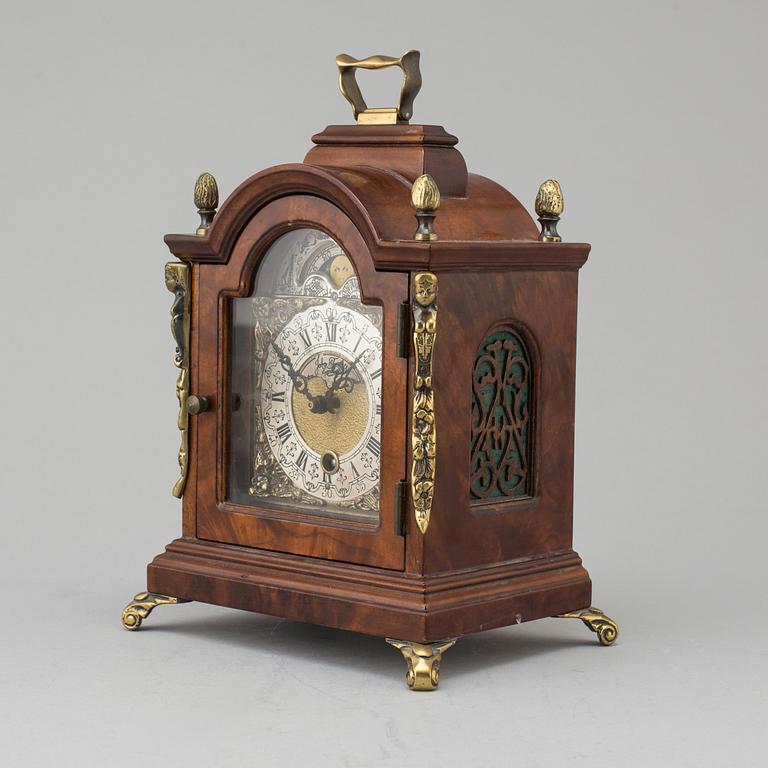 A second half of the 20th century mantel clock, John Thomas, London.