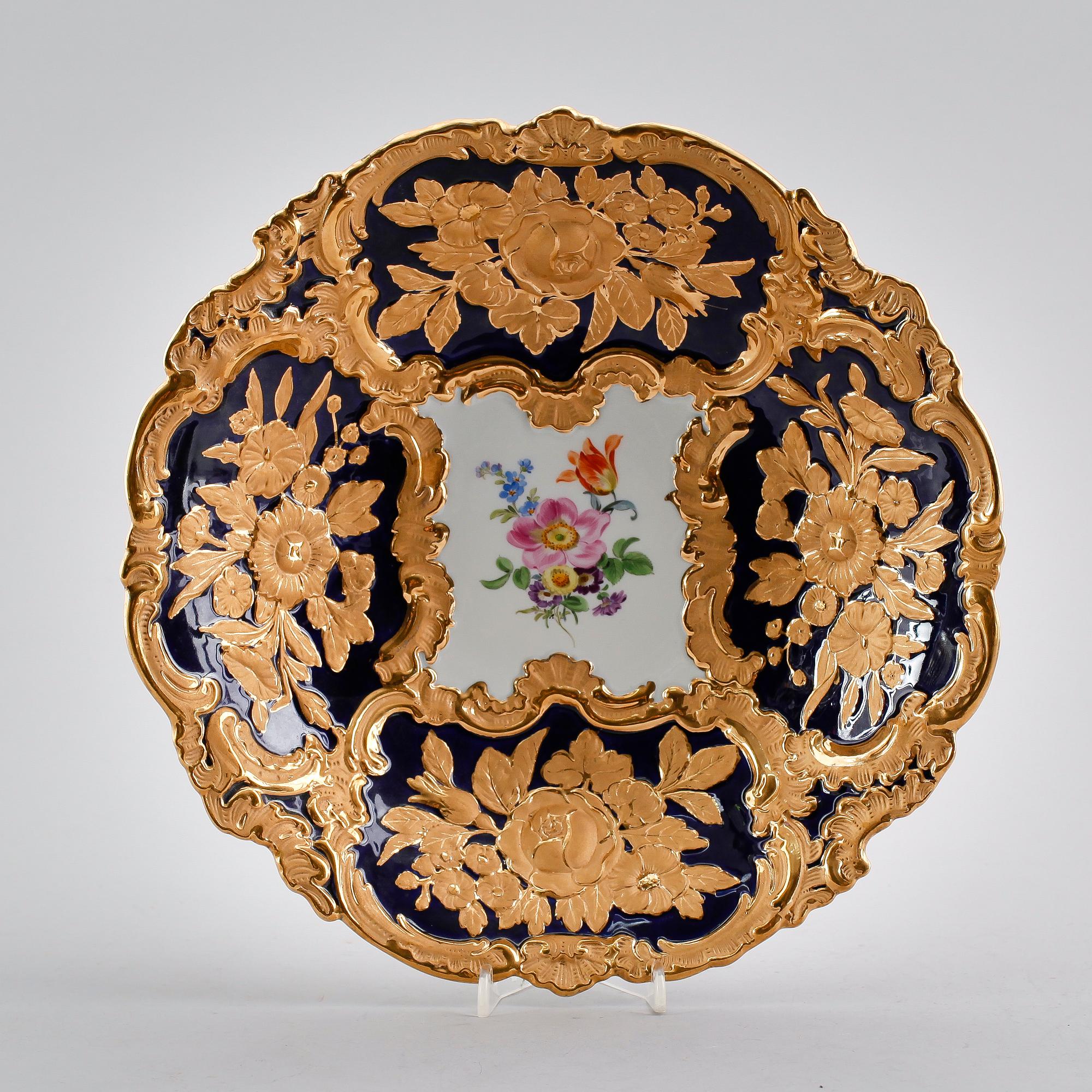 SKÅL, porslin, Meissen, 1900-talets mitt.
