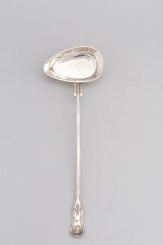 A Swedish Silver Laddle, mark of JA Selling, Härnösand 1869.
