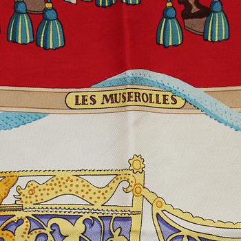 SCARF, siden, "Les Muserolles", Christiane Vauzelles, Hermes, Paris, 1900-talets fjärde kvartal.