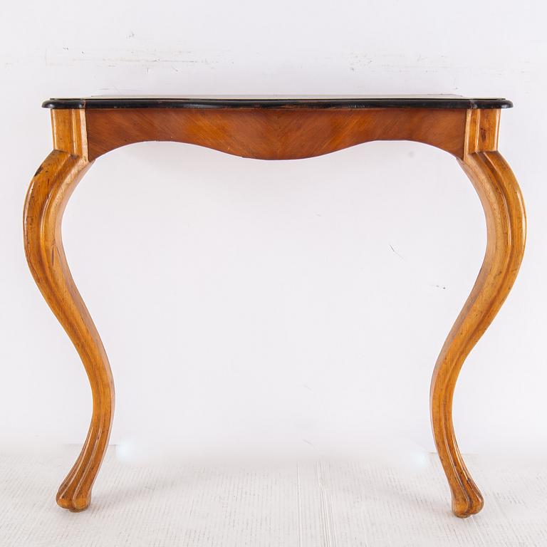 Spegel med konsolbord, 1800-talets slut.