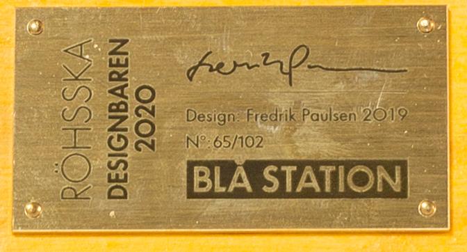 FREDRIK PAULSEN, "Röhsska"Designbaren, chair, Blå Station 2020, Chair 65/102.