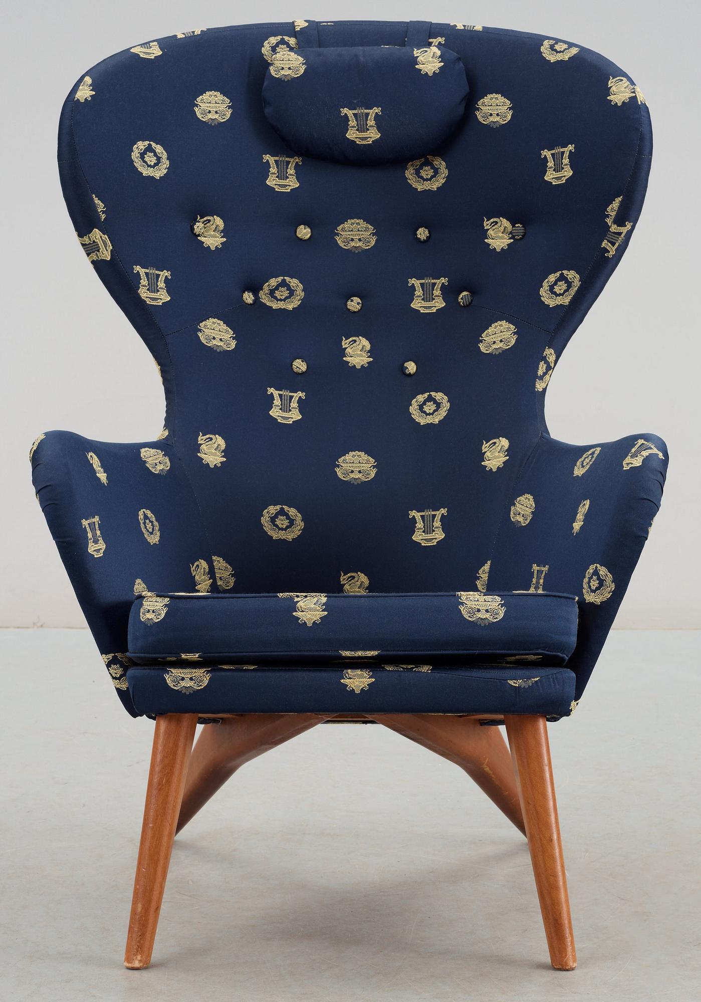 A Carl-Gustav Hiort af Ornäs easy chair, Helsinki 1950's.