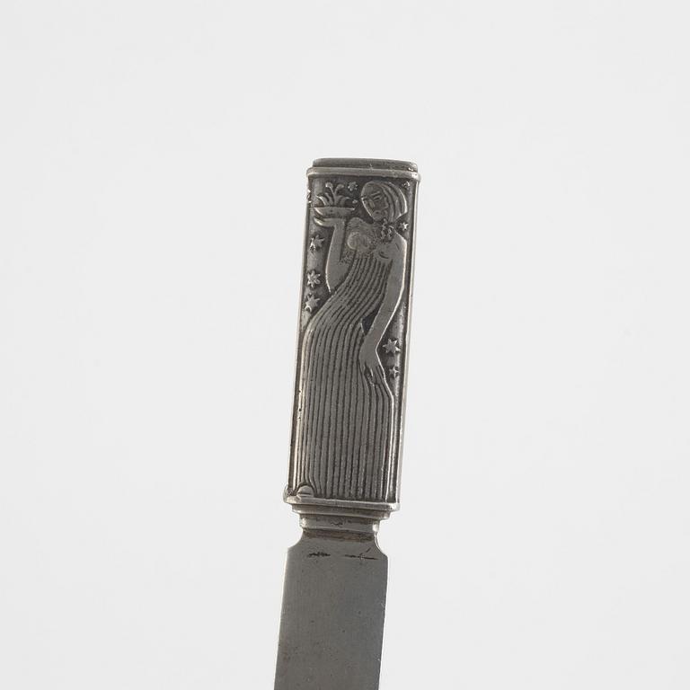 Sylvia Stave, letter opener and seal stamp, first half of the 20th century, CG Hallberg.