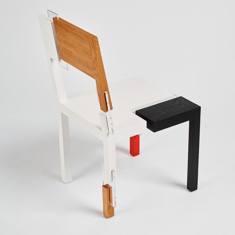 Sigurdur Gustafsson, a "Copy and Paste" chair, ed. 98/99, Källemo, Värnamo, post 2007.