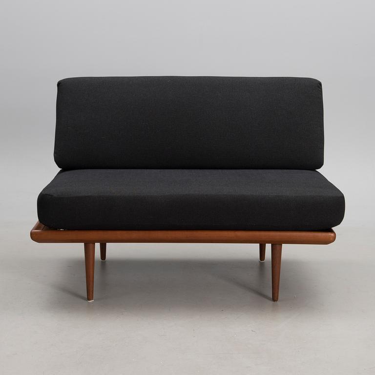 A three piece Danish 'Minerva' sofa suite with a table for France & Son, 1950s/1960s.