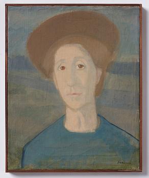 Vera Frisén, oil on relined canvas, signed.