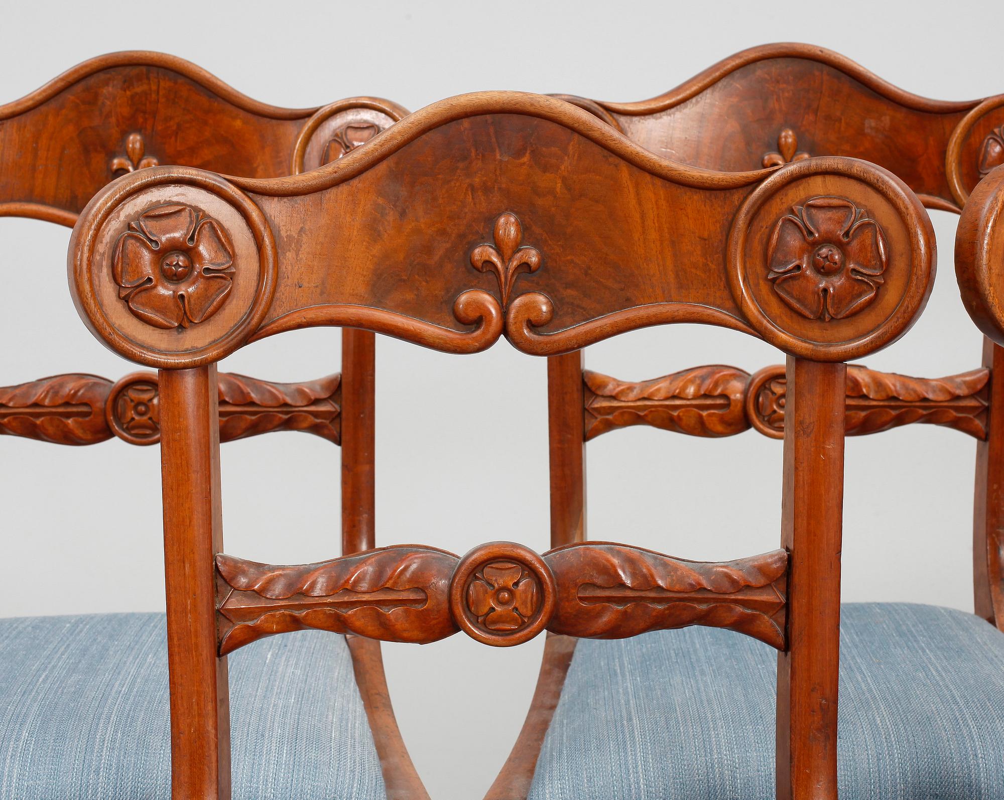 STOLAR 5+1, senempire, omkring 1800-talets mitt.