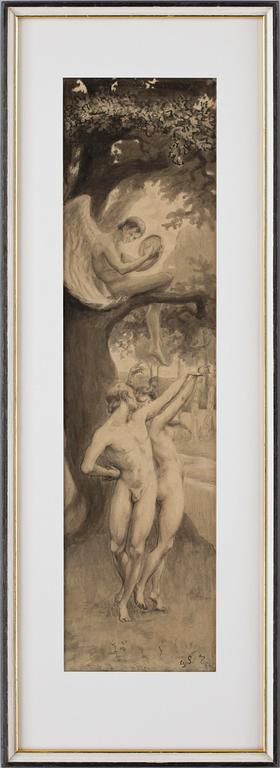 GEORG STOOPENDAAL, lavering, monogramsign, dat -96.