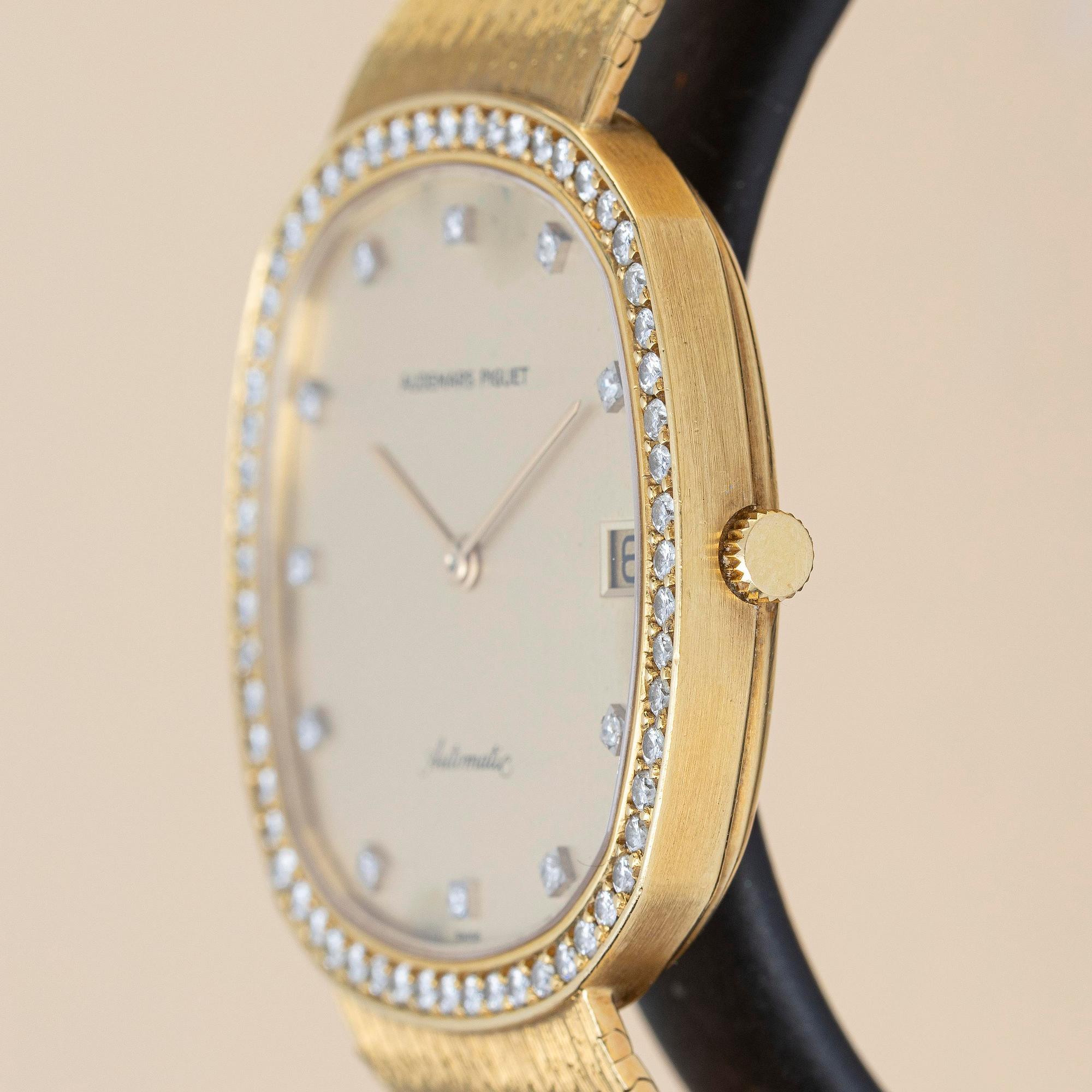 Audemars Piguet, "Diamond Dial & Diamond bezel", ca 1975.