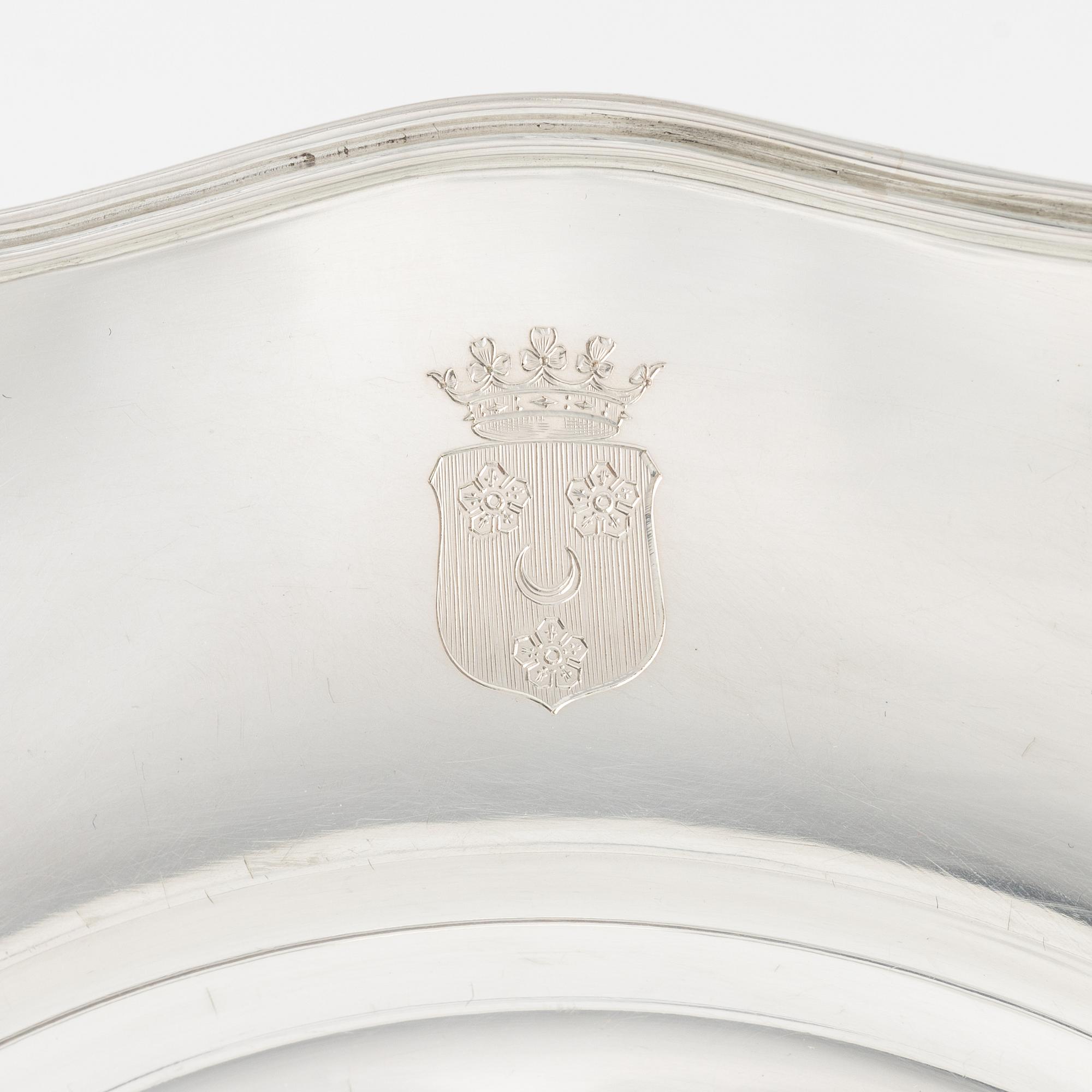 Fat, silver, MGAB, Uppsala 1939, med Hamiltons vapen.