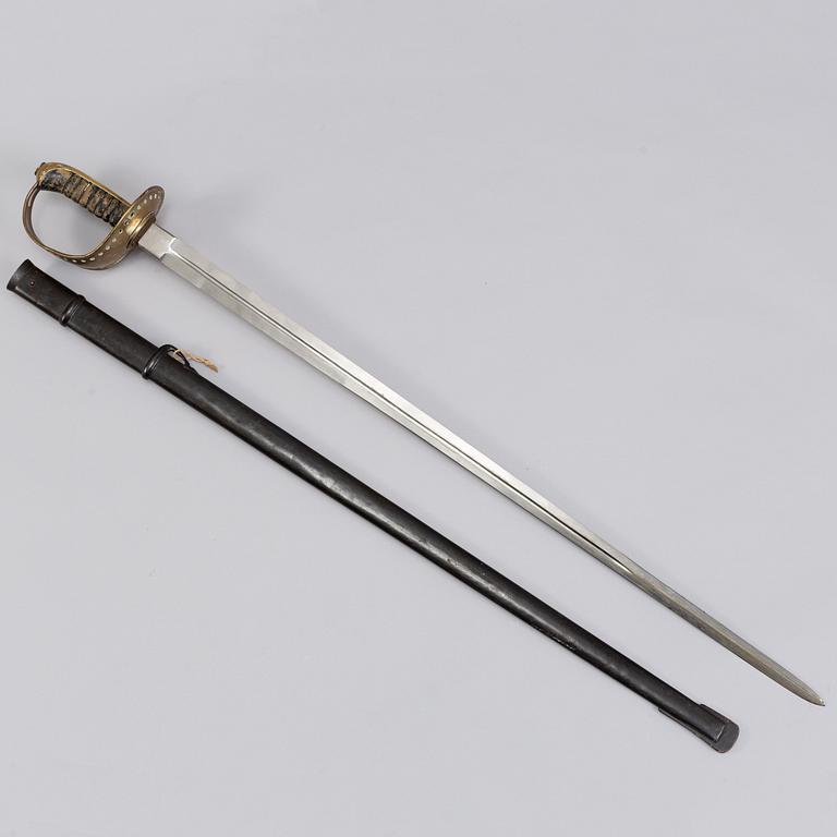 Two Swedish cavalry swords 1893 pattern.
