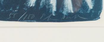 Peter Dahl, lithograph in colours, signed 55/150.