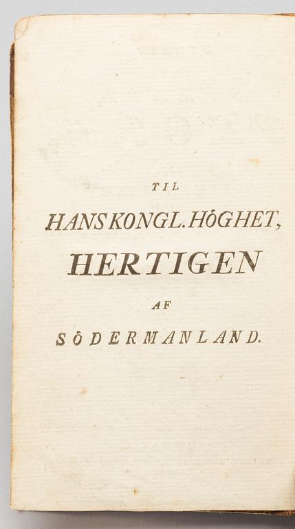 SAMUEL LILJEBLAD, "Utkast til en Svensk Flora..."Tryckt hos Joh. Edmans Enka. Upsala 1792.