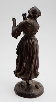 SKULPTUR, brons, 1800-tal.