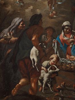 Guido Reni Circle of, The Adoration of the Shepherds.