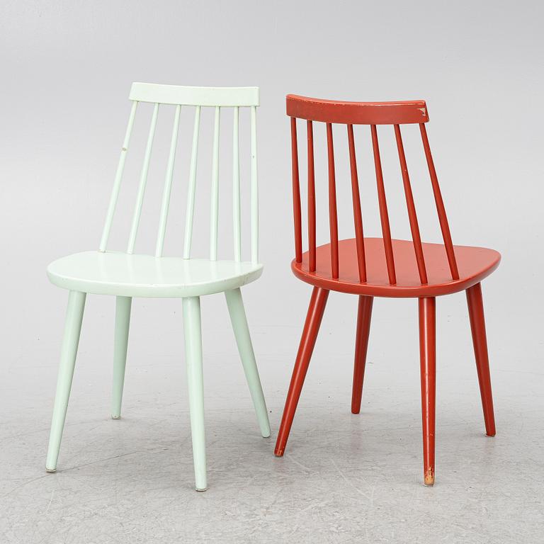 Yngve Ekström, five 'Pinocchio' chairs, Sweden, second half of the 20th century.