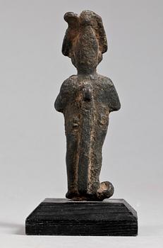 A bronz divinity, Egypt ca 664-331 B C.