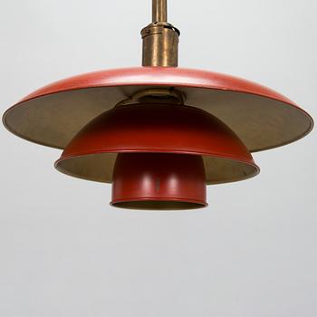 Poul Henningsen, a 'PH-4/4' 'Pulley pendant' light for Louis Poulsen, manufactured 1926-1928.