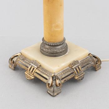 An Empire style table lamp, first half of the 20th century.