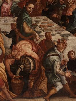 Italian artist, 17th Century, The wedding in Cana.