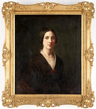 SOPHIE ADLERSPARRE, tillskriven, olja på duk, 1800-tal.