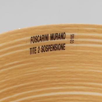 Marc Sadler, taklampor, ett par, "Tite 2", Foscarini Murano, Italien.
