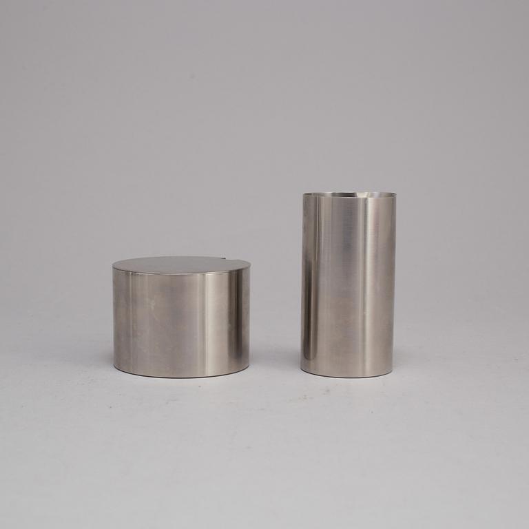 Arne Jacobsen, 5 pieces of tableware Cylinda-Line, Stelton, Denmark.
