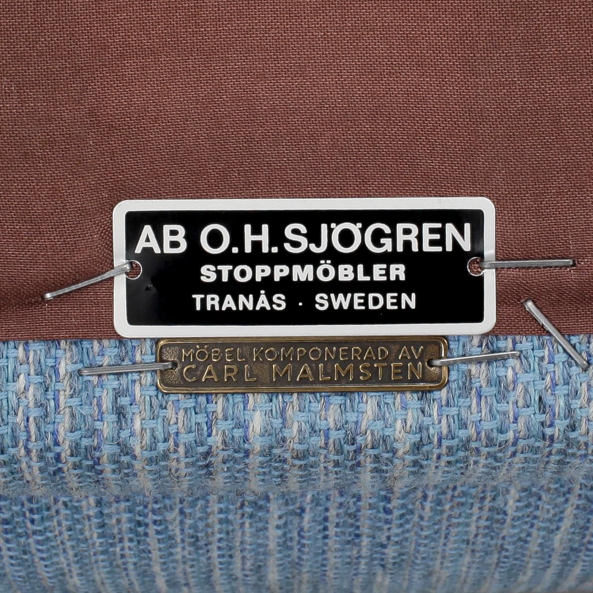 FÅTÖLJER, ett par, "Samsas", Carl Malmsten, AB OH Sjögren stoppmöbler Tranås.