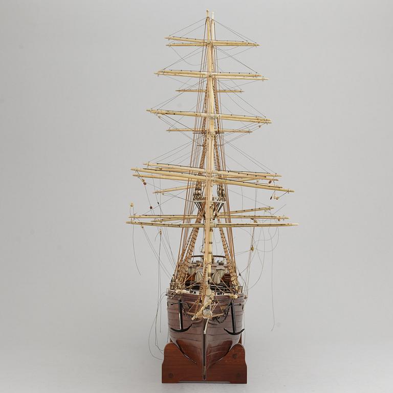 A late 1800's model ship.