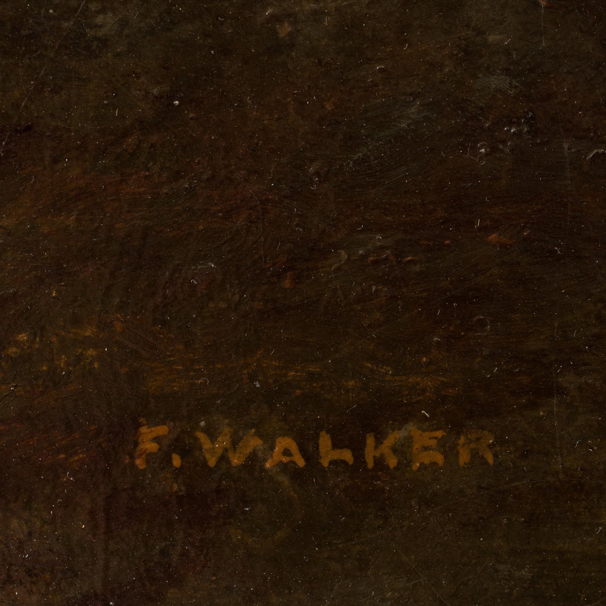 FREDERICK WALKER, olja på duk, signerad.