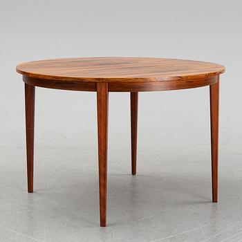 A rosewood dining table, 1970's.