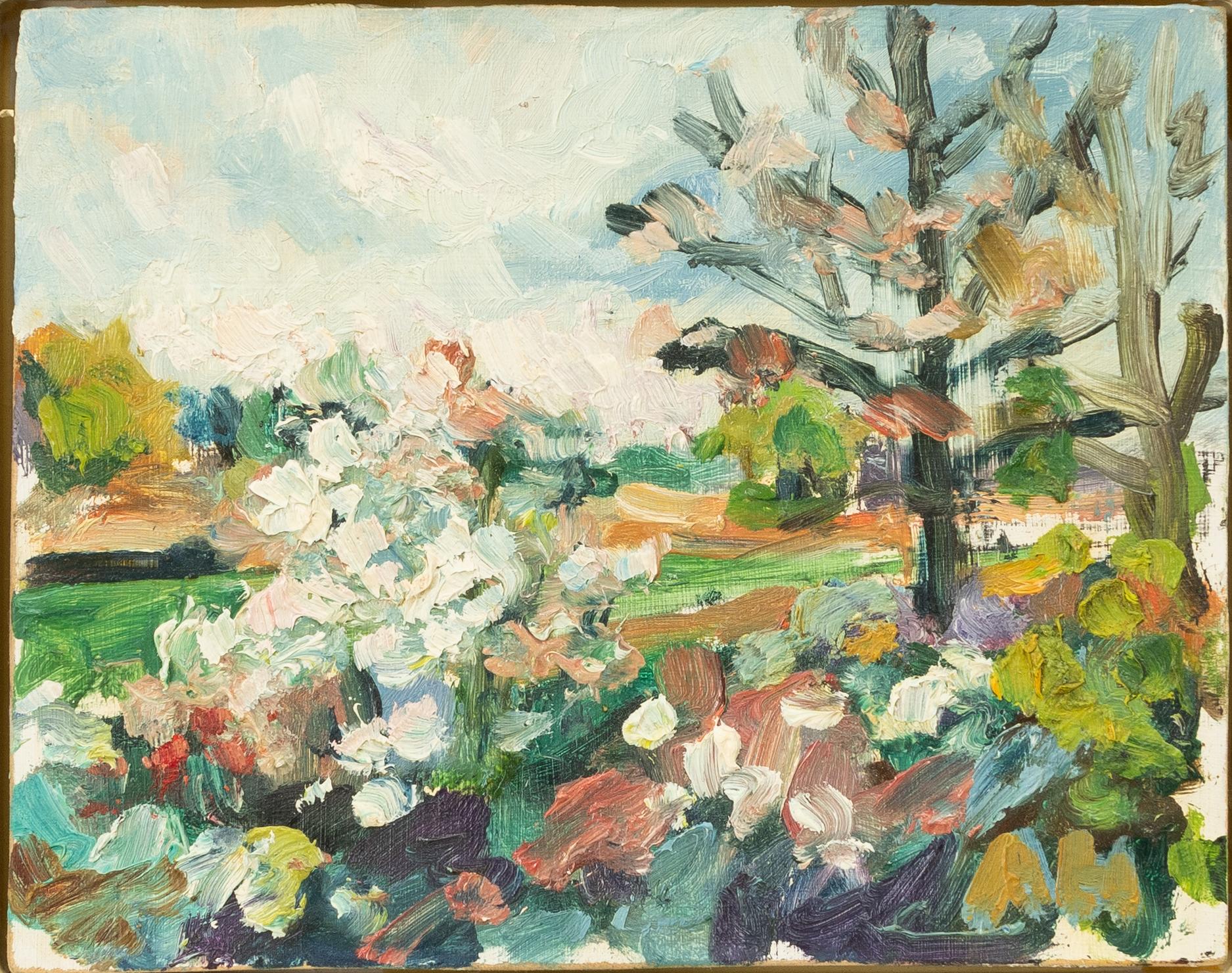 Anders Hultman, "Blommande slån".