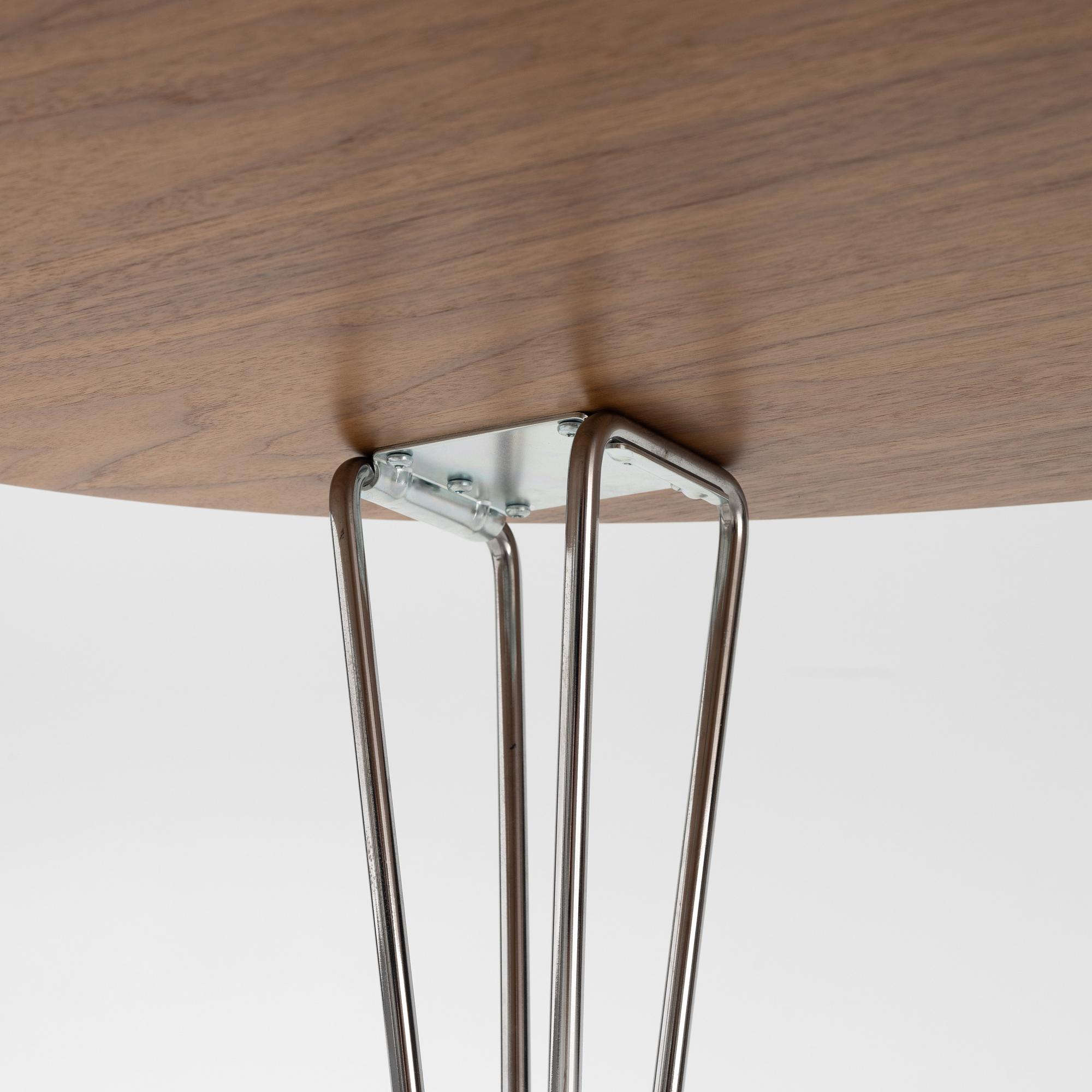 Bruno Mathsson & Piet Hein, a 'Superellips' dining table, Fritz Hansen.
