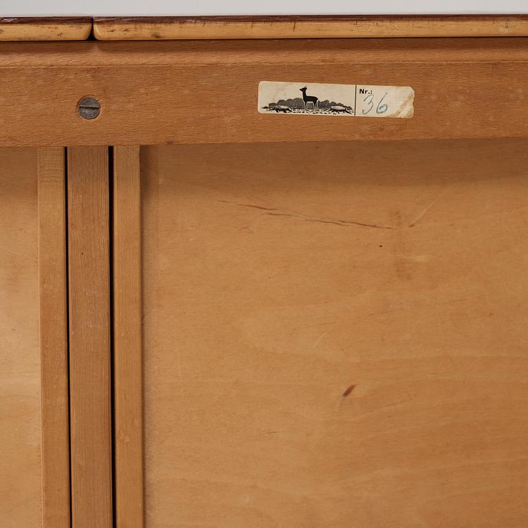 SEVERIN HANSEN, attributed to, a palisander desk, Denmark 1960's.