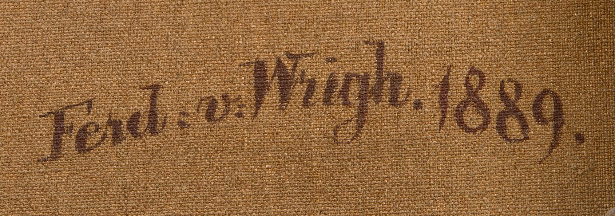 FERDINAND VON WRIGHT, PYYT METSÄSSÄ.