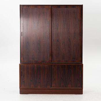 Poul Hundevad, Bokhylla med skänk, Hundevad & Co, Danmark, 1960/70-tal.