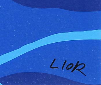 RON LIOR, färgseriegrafi. Sign o numr 180/250.