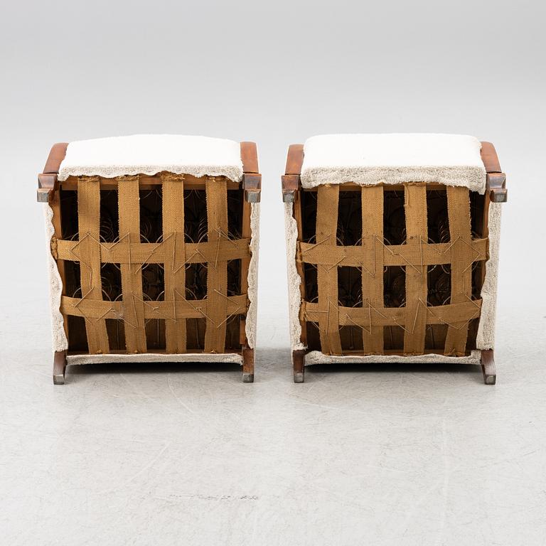 A pair of armchairs, first half of the 20th century.